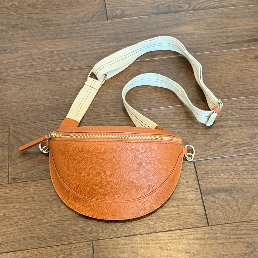 Universal Thread Stylish Brown Faux Leather Crossbody Bag